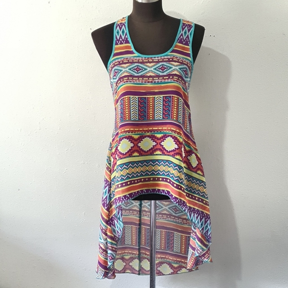 Rue21 Multi Color Tunic Top - Picture 2 of 10